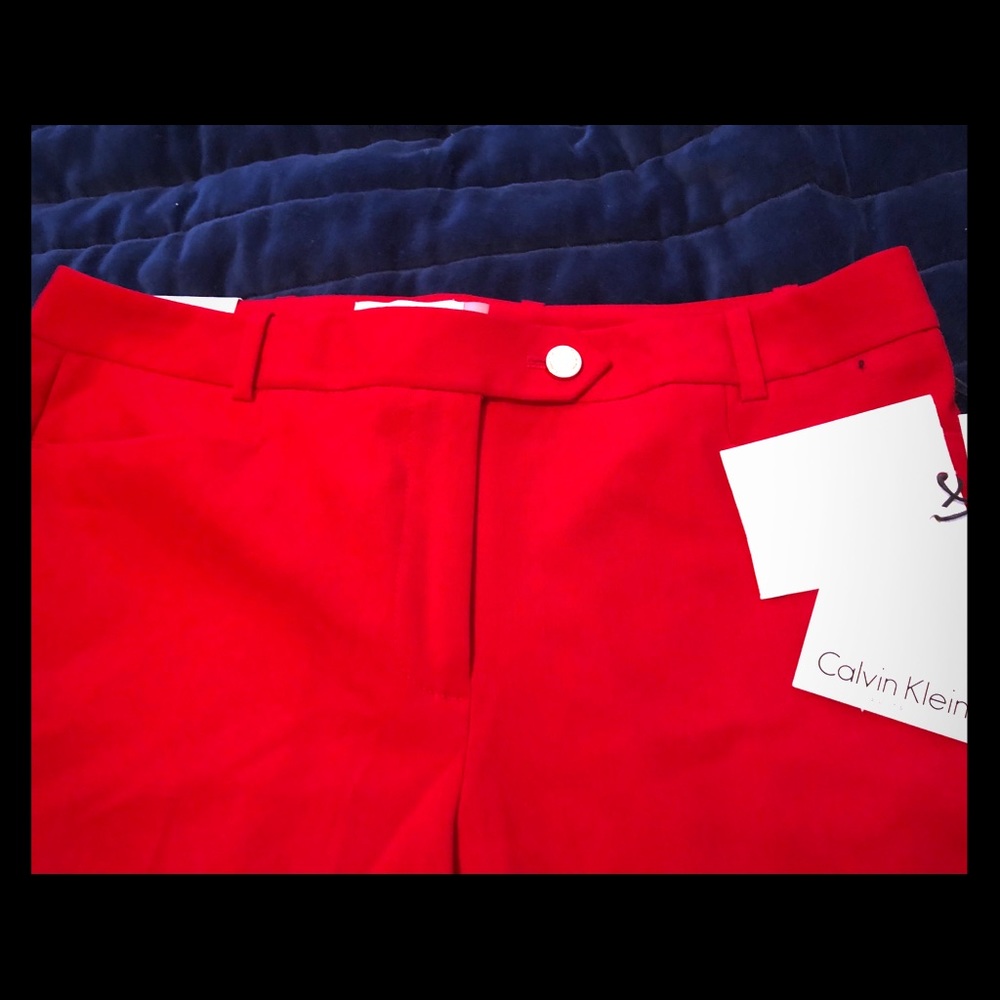 Calvin Klein Red ,dress pants . Modern fit